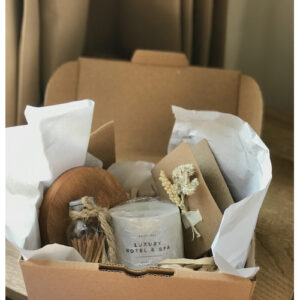 Bali Bath - Souvenir Customable Eco Friendly Cement Jar Aromatherapy Candle Set