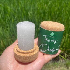 Bali Bath Store - Tawas Deodorant Stick with Teak Wood Packaging